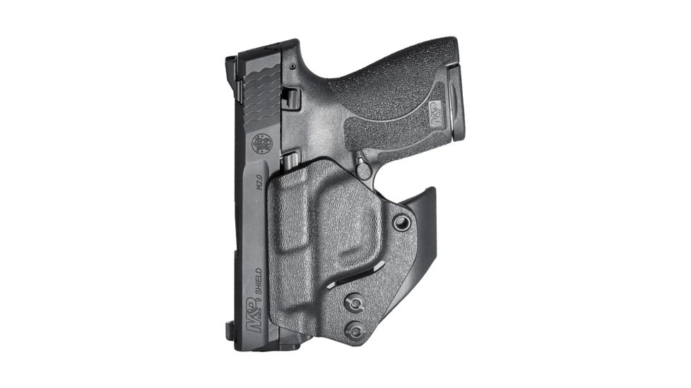 Mission First Tactical Minimalist IWB Holster Smith &amp; Wesson M&amp;P Shield 1.0 &amp; 2.0 9mm/.40 Cal, Ambidextrous, Black, H2SWSHAIWBM