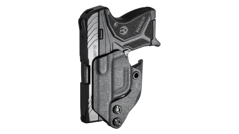 Mission First Tactical Minimalist IWB Holster, Ruger LCP II, Ambidextrous, Black, H2RLCP2AIWBM