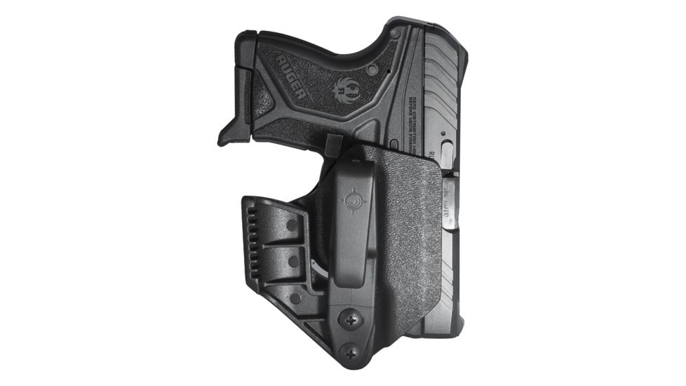 Mission First Tactical Minimalist IWB Holster, Ruger LCP II, Ambidextrous, Black, H2RLCP2AIWBM