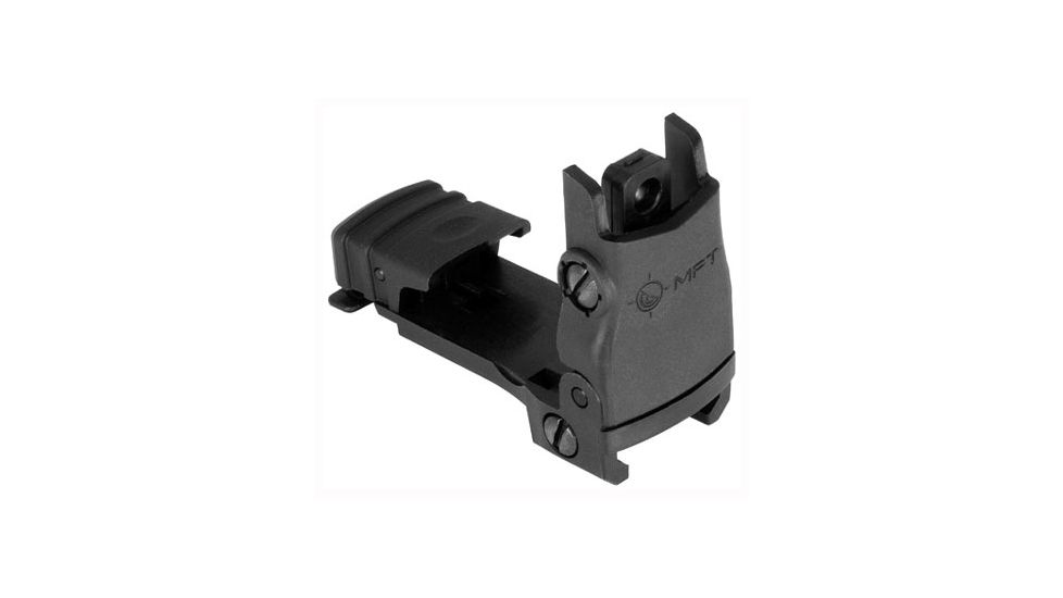 Mission First Tactical Top Mounted Deployable Rear Sight, Black, BUPSWR