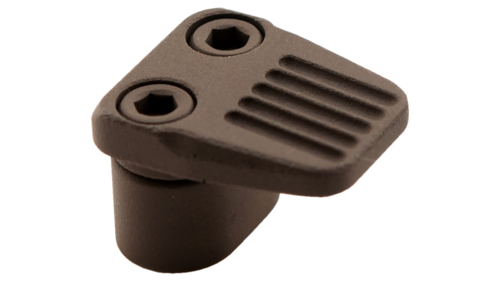 Mission First Tactical E-VolV AR Enhanced Mag Release - 6061 Aluminum, Scorched Dark Earth, E2AREMR-SDE