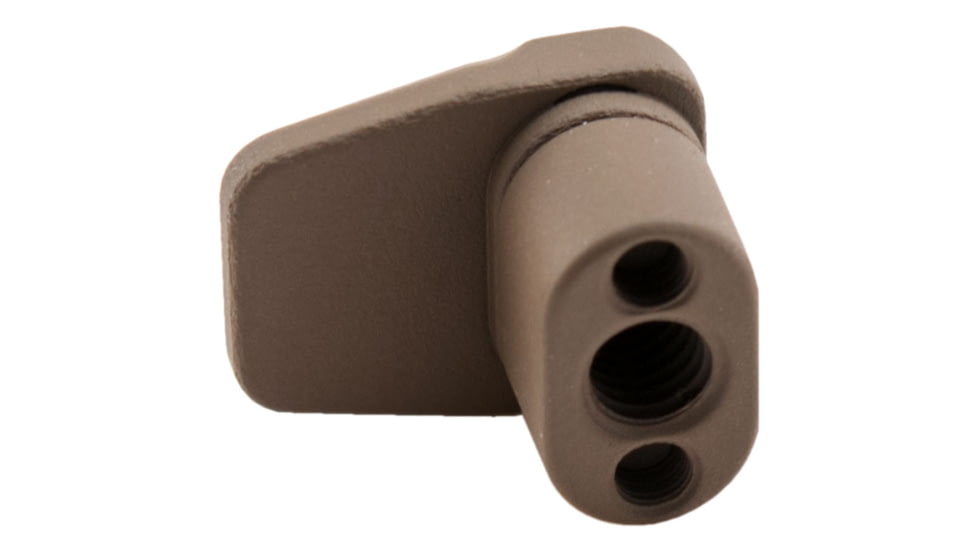 Mission First Tactical E-VolV AR Enhanced Mag Release - 6061 Aluminum, Scorched Dark Earth, E2AREMR-SDE