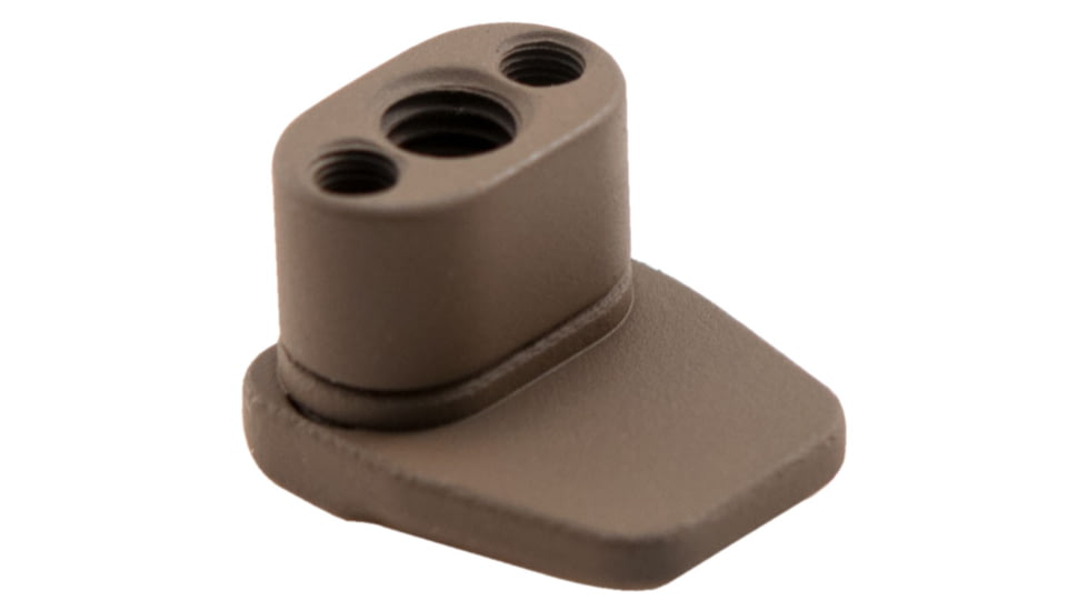 Mission First Tactical E-VolV AR Enhanced Mag Release - 6061 Aluminum, Scorched Dark Earth, E2AREMR-SDE