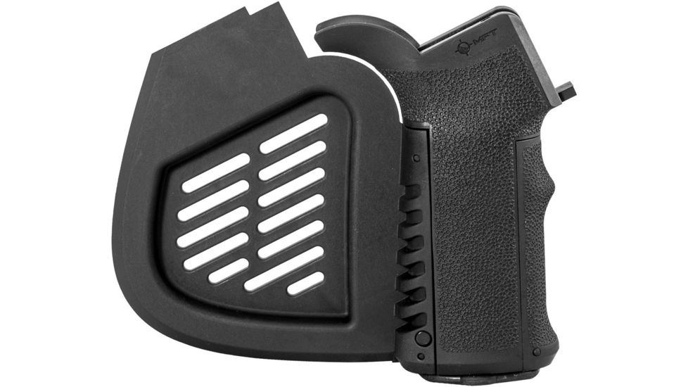 Mission First Tactical Engage AR15 Featureless Grip with 3 interchangeable front straps, Black, EPGIRSC