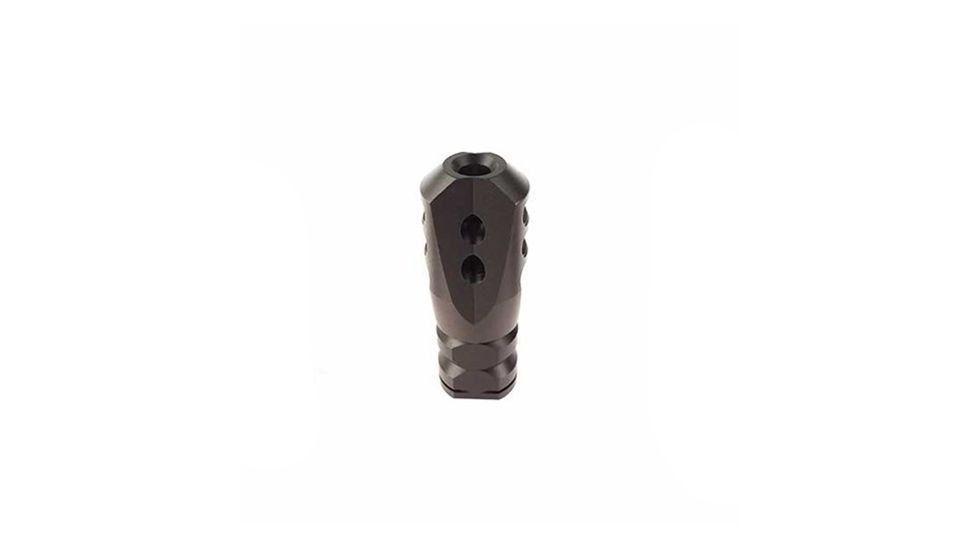Mission First Tactical Evolv AR15 Muzzle Device 4, Black, E2ARMD4