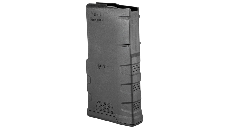 Mission First Tactical EXD Rifle Magazine, AR10 SR25/M110, 7.62 x 51 NATO, 20 Rounds, Black, 20EXD762x51-20RD
