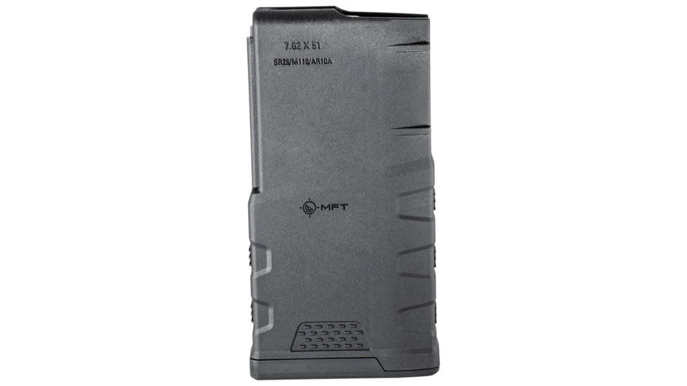 Mission First Tactical EXD Rifle Magazine, AR10 SR25/M110, 7.62 x 51 NATO, 20 Rounds, Black, 20EXD762x51-20RD