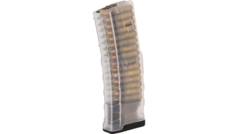 Mission First Tactical EXD Rifle Magazine, AR15, 5.56x45mm, 30 Rounds, Translucent Clear, EXDPM556-T-C-30RD