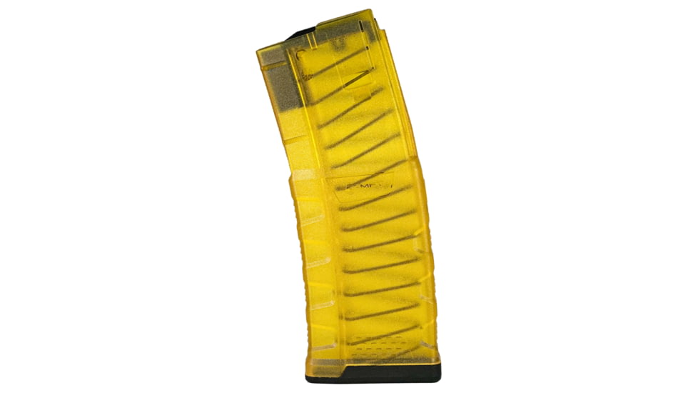 Mission First Tactical EXD Rifle Magazine, AR15, 5.56x45mm, 30 Rounds, Translucent Yellow, EXDPM556-T-Y-30RD