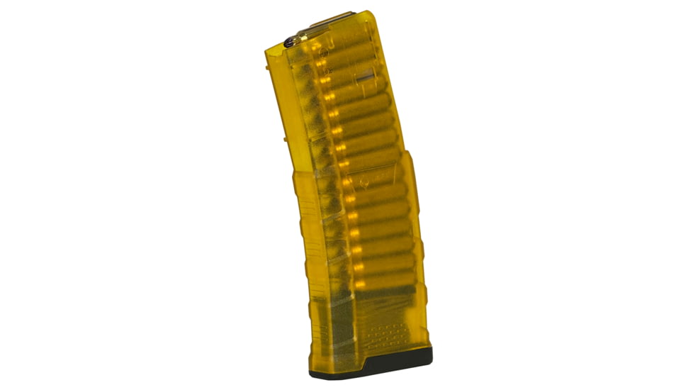 Mission First Tactical EXD Rifle Magazine, AR15, 5.56x45mm, 30 Rounds, Translucent Yellow, EXDPM556-T-Y-30RD