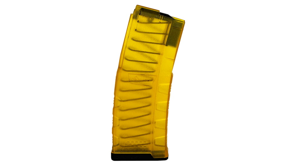 Mission First Tactical EXD Rifle Magazine, AR15, 5.56x45mm, 30 Rounds, Translucent Yellow, EXDPM556-T-Y-30RD