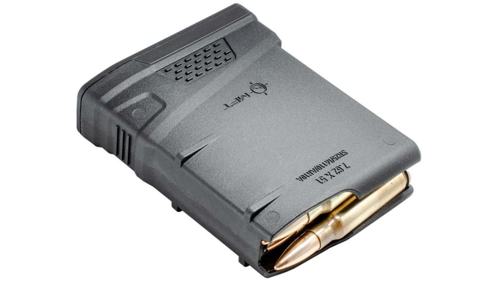 Mission First Tactical Extreme Duty Polymer Magazine, 7.62 x 51 NATO, .308 Winchester, AR10 SR25/M110, 10 Round, Black