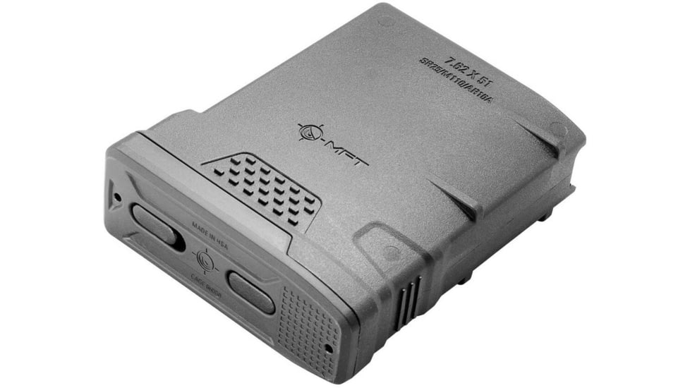 Mission First Tactical Extreme Duty Polymer Magazine, 7.62 x 51 NATO, .308 Winchester, AR10 SR25/M110, 10 Round, Black