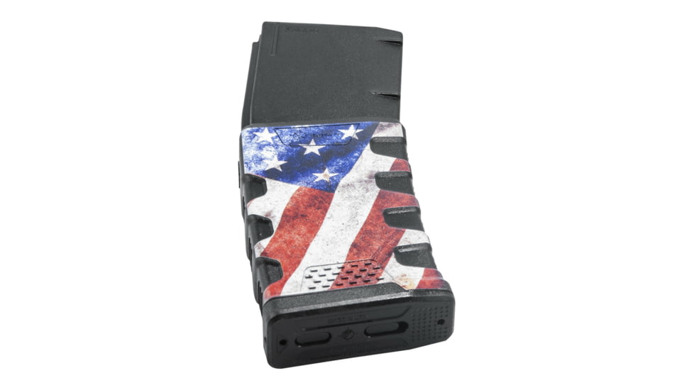 Mission First Tactical Extreme Duty Rifle Magazine, AR15, 5.56x45mm/.223 Rem/.300 AAC, 30 Rounds, American Flag M1, EXDPM556D-AFM1-30RD