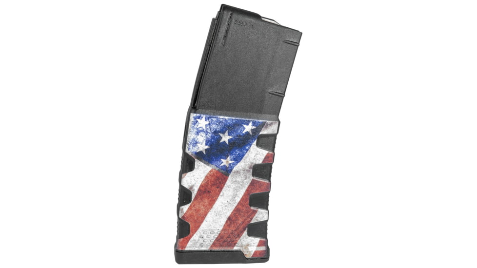 Mission First Tactical Extreme Duty Rifle Magazine, AR15, 5.56x45mm/.223 Rem/.300 AAC, 30 Rounds, American Flag M1, EXDPM556D-AFM1-30RD