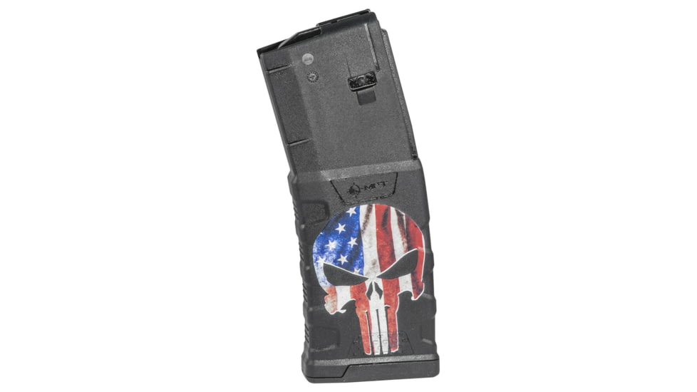 Mission First Tactical Extreme Duty Rifle Magazine, AR15, 5.56x45mm/.223 Rem/.300 AAC, 30 Rounds, American Punisher, EXDPM556D-AFPS-D-30RD
