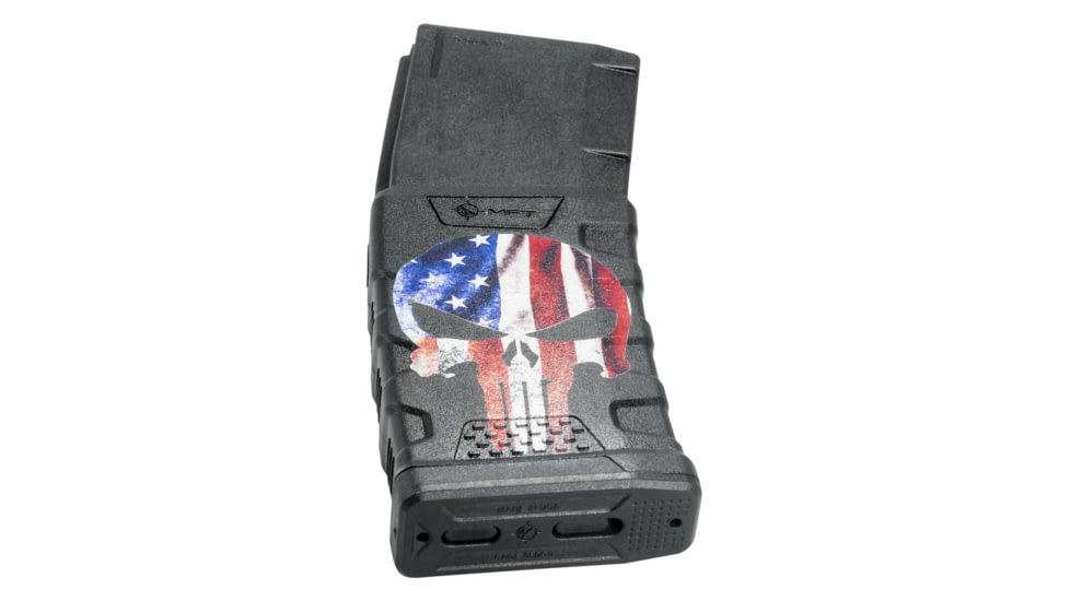Mission First Tactical Extreme Duty Rifle Magazine, AR15, 5.56x45mm/.223 Rem/.300 AAC, 30 Rounds, American Punisher, EXDPM556D-AFPS-D-30RD
