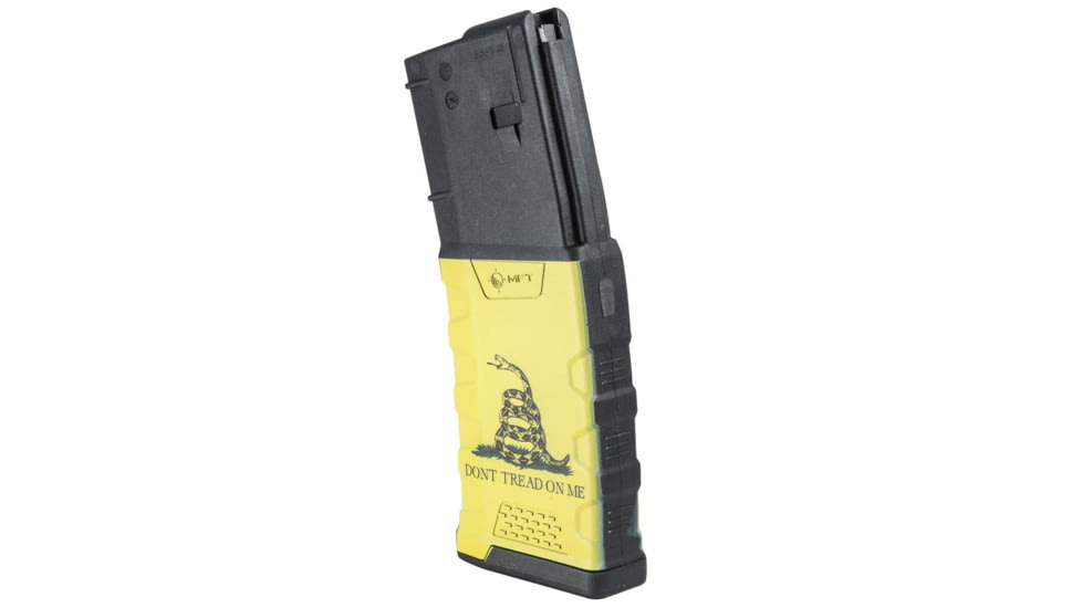 Mission First Tactical Extreme Duty Rifle Magazine, AR15, 5.56x45mm/.223 Rem/.300 AAC, 30 Rounds, Gadsen Flag, EXDPM556D-GF-30RD
