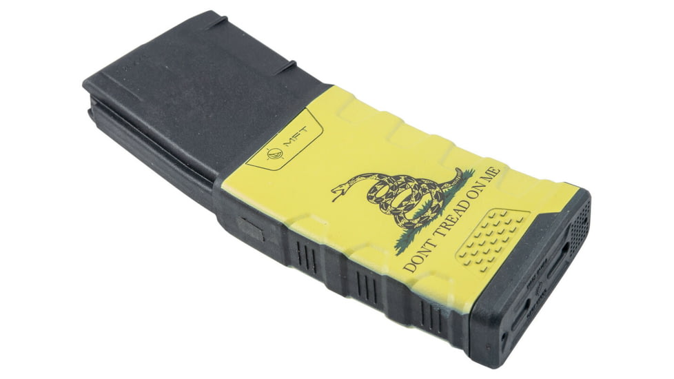 Mission First Tactical Extreme Duty Rifle Magazine, AR15, 5.56x45mm/.223 Rem/.300 AAC, 30 Rounds, Gadsen Flag, EXDPM556D-GF-30RD