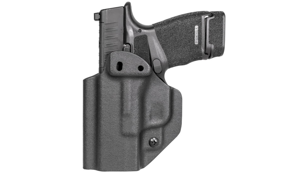 Mission First Tactical IWB/OWB Appendix Holster, Springfield Hellcat Micro-Compact OSP 9, Ambidextrous, Black, HSFHCAIWBABL