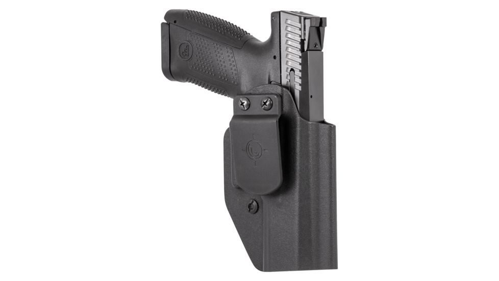 Mission First Tactical IWB/OWB Holster, AIWB, CZ P-10 Compact, Ambidextrous, Black, HCZP10CAIWBA