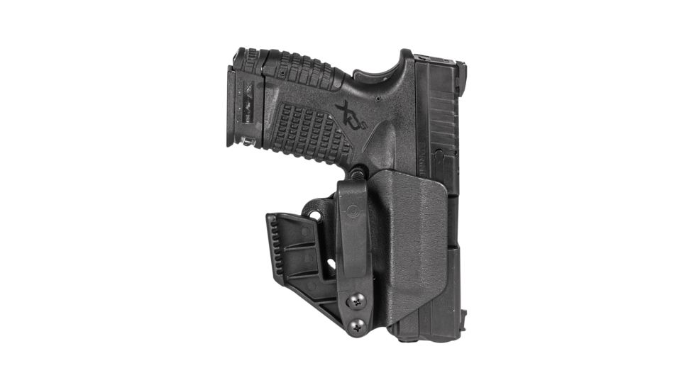 Mission First Tactical IWB/OWB Holster, Springfield XDS, Ambidextrous, Black, H2SFXDSAIWBM