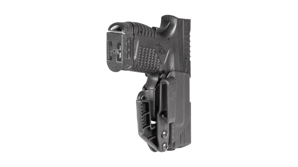 Mission First Tactical IWB/OWB Holster, Springfield XDS, Ambidextrous, Black, H2SFXDSAIWBM