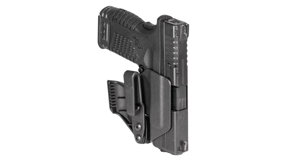 Mission First Tactical IWB/OWB Holster, Springfield XDS, Ambidextrous, Black, H2SFXDSAIWBM