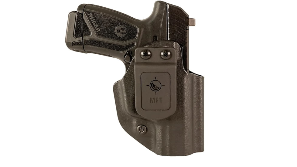Mission First Tactical Kydex IWB Holster, Ruger Max-9, Ambidextrous, Black, HRUMX9AIWBA-BL