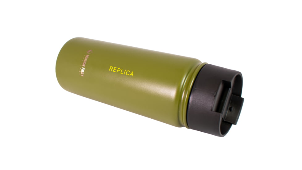 Mission First Tactical M107 Howitzer Flip-Top Bottle, Green, 16oz, DM107-16