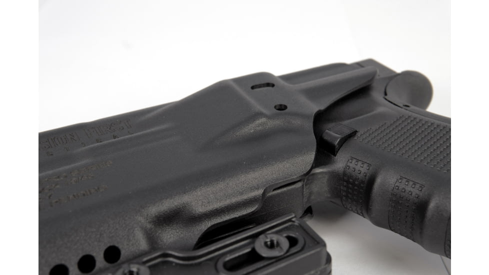 Mission First Tactical Pro Kydex IWB Light Holster, Glock 19 w/ Streamlight TLR 1, Ambidextrous, Black, H5-GL-1-WL-1