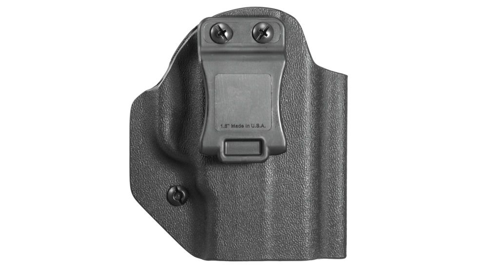 Mission First Tactical Minimalist IWB Holster, Smith &amp; Wesson M&amp;P 40 Shield M2.0/ M&amp;P 9 Shield M2.0, Ambidextrous, Black, HSWSHS-LAIWBA-BL