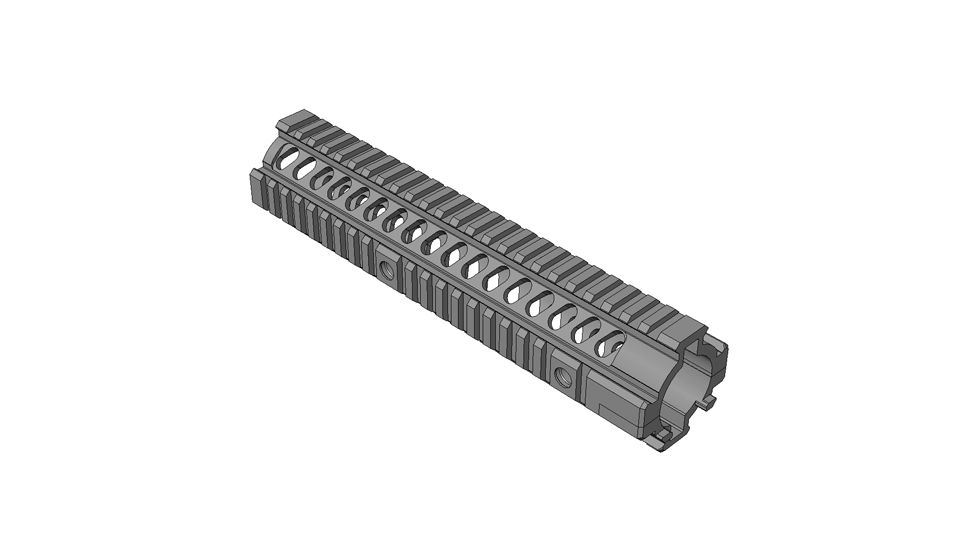 Mission First Tactical Tekko Metal 2 Piece, 10in. Free Float Rail System, Black 190559