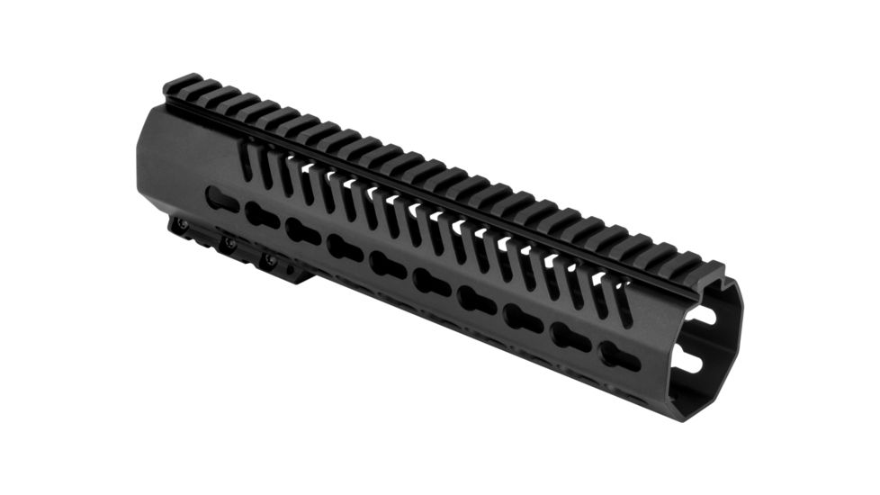 Mission First Tactical Tekko Metal AR15 Free Float Carbine 10in KeyMod Rail System, Black, TMARFF10KRS
