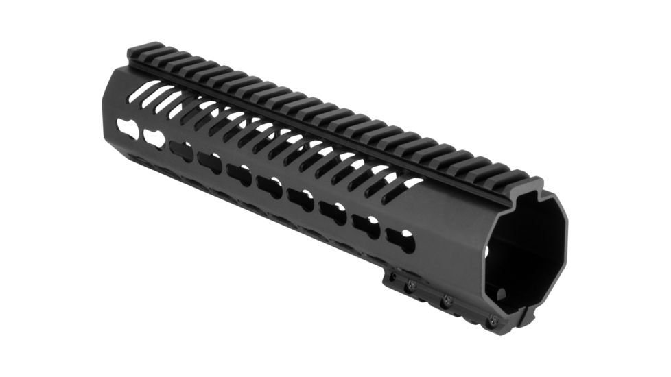 Mission First Tactical Tekko Metal AR15 Free Float Carbine 10in KeyMod Rail System, Black, TMARFF10KRS