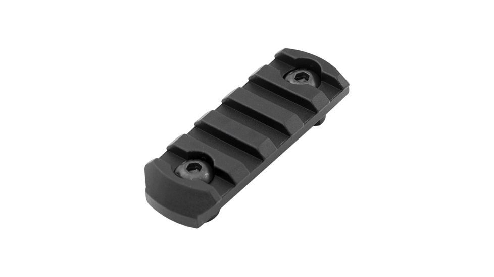 Mission First Tactical Tekko Metal MLOK 2 3/8in - 5 Slot Rail, Black TMMLR5