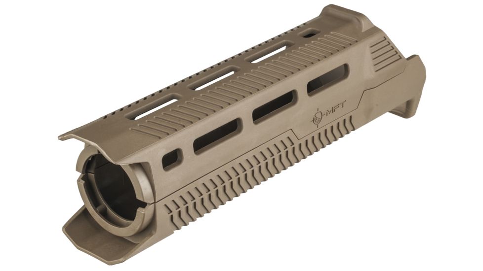 Mission First Tactical Tekko Polymer AR15 Carbine 7in Drop In MLOK Rail System, Scorched Dark Earth, TP15MRS-SDE