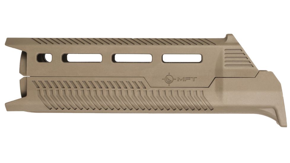 Mission First Tactical Tekko Polymer AR15 Carbine 7in Drop In MLOK Rail System, Scorched Dark Earth, TP15MRS-SDE