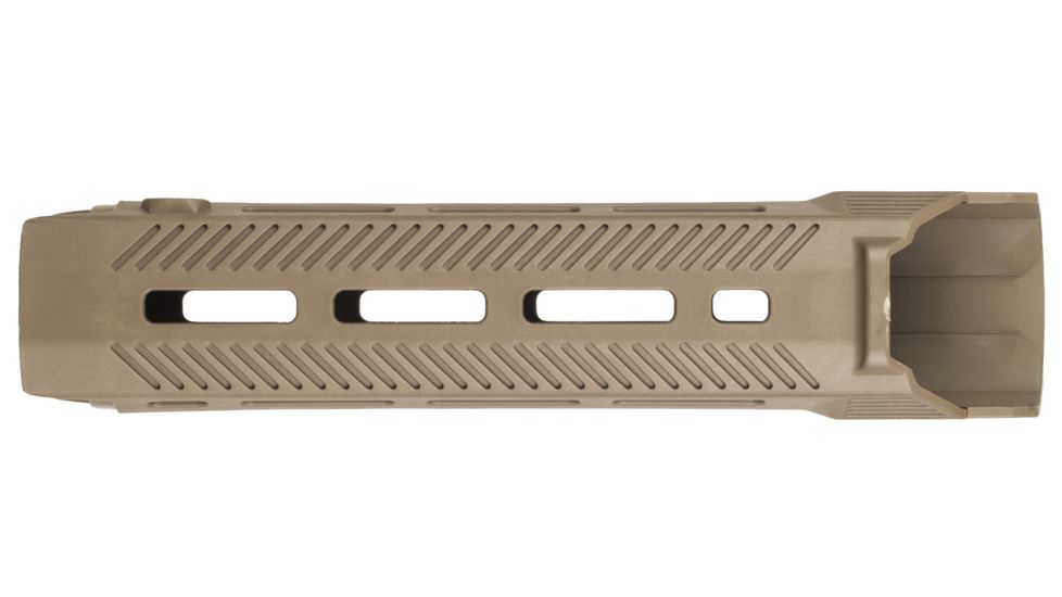 Mission First Tactical Tekko Polymer AR15 Carbine 7in Drop In MLOK Rail System, Scorched Dark Earth, TP15MRS-SDE