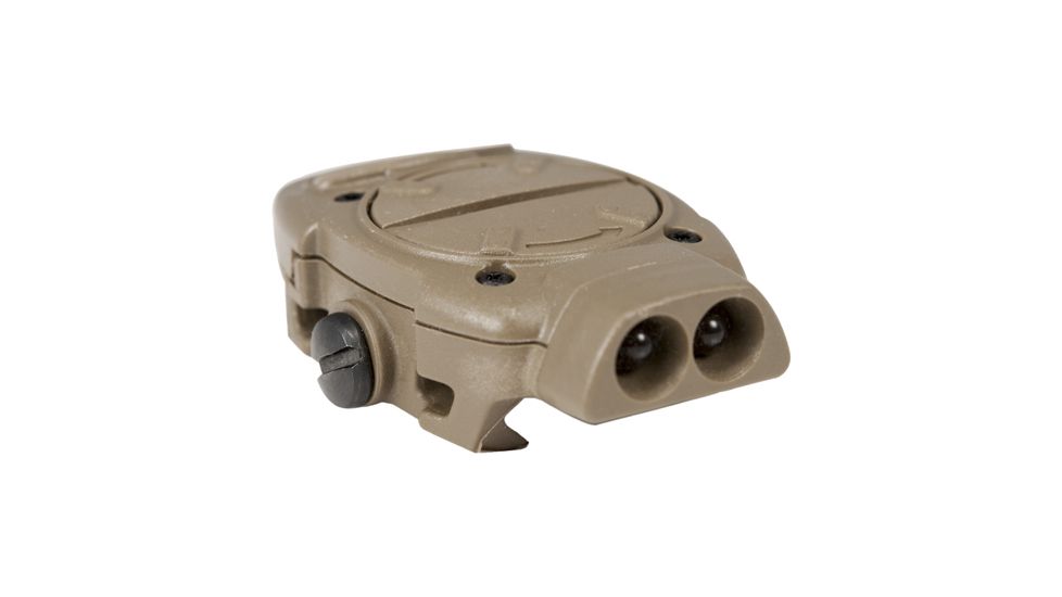 Mission First Tactical TORCH Picatinny Mounted LED Weapon Light, IR/Red, 10 Lums, Waterproof, Scorched Dark Earth TBLIRSDE