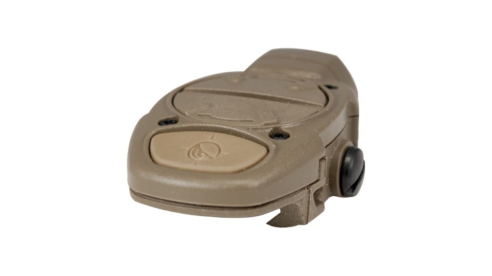 Mission First Tactical TORCH Picatinny Mounted LED Weapon Light, IR/Red, 10 Lums, Waterproof, Scorched Dark Earth TBLIRSDE