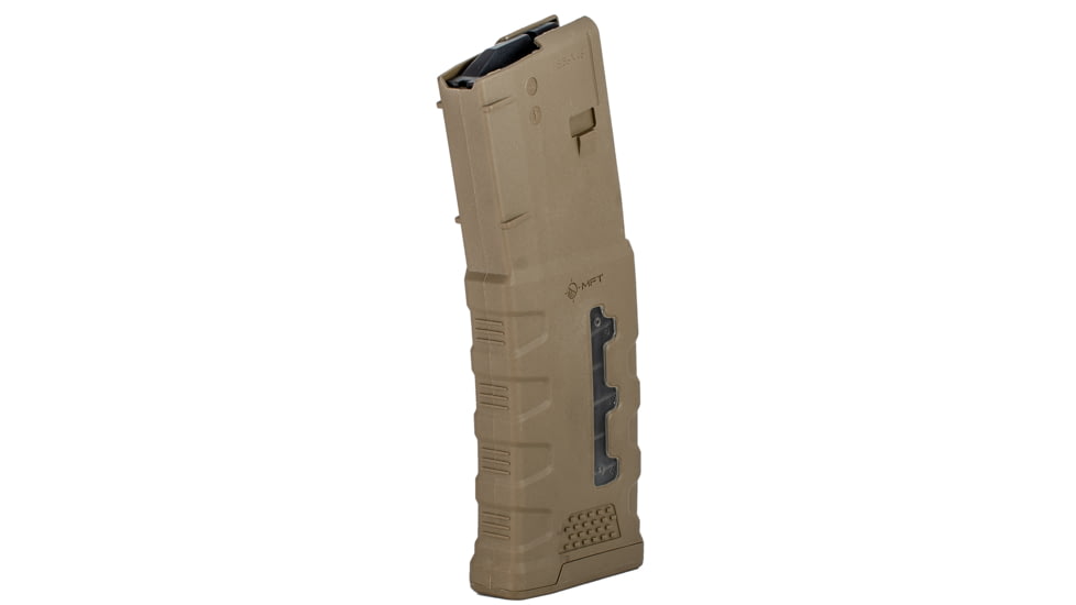Mission First Tactical Window EXD Rifle Magazine, AR15, 5.56x45mm/.223 Rem/.300 AAC, 30 Rounds, Scorched Dark Earth, EXDPM556-W-SDE-30RD