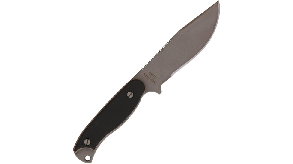 Mission MPS-Ti Fixed Blade Knife, 5in, Standard Edge, Black G10 Onlay Handle MS0717