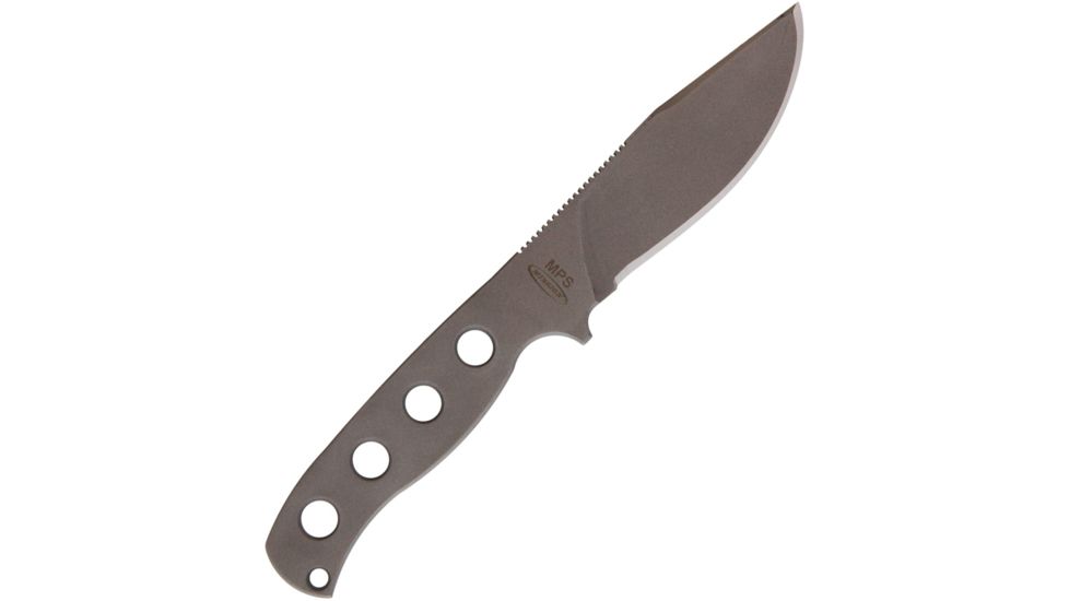 Mission MPS-Ti Fixed Blade Knife, 5in, Standard Edge, Skeletonized Handle MS0718