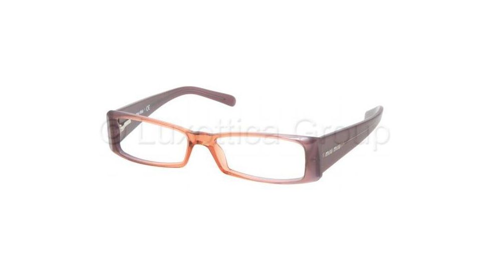 Miu Miu MU09GV SV Prescription Eyeglasses Blueberry Frame / 52 mm Prescription Lenses, ZWA1O1-5215, Select Frame Color / Lens Diameter Blueberry Frame / 52 mm Prescription Lenses