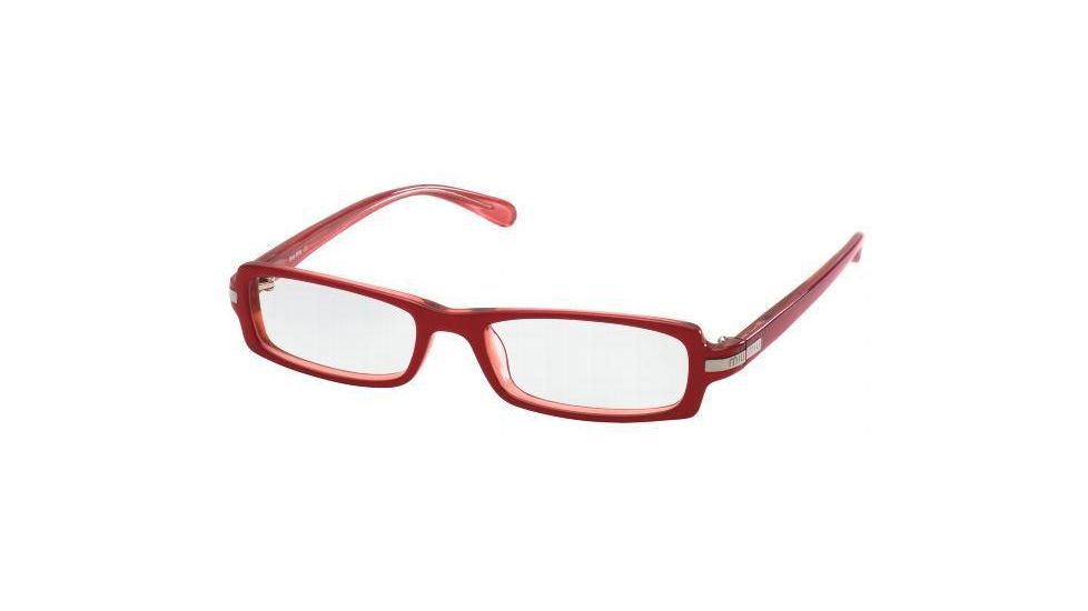 Miu Miu Eyeglasses Frames MU11CV-5BY1O1-4917 Purple Orange Crystal Frame / 49 mm Non-Rx Lenses / 135 mm Temple Length