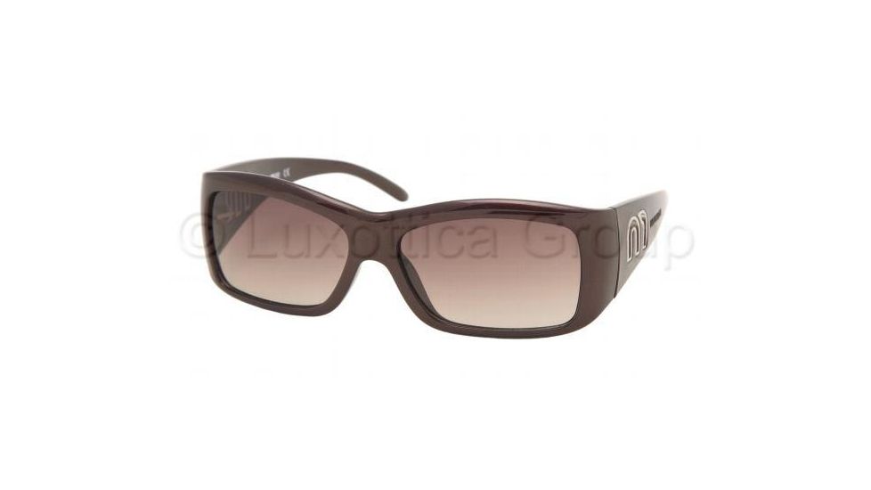 Miu Miu MU02HS Bifocal Sunglasses - Must Brown Gradient Frame / 56 mm Prescription Lenses, 7PY6S1-5615