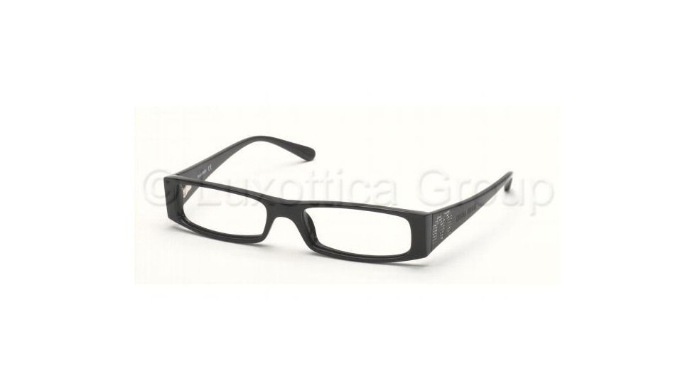 Miu Miu MU07DV Bifocal Eyeglasses Gloss Black Frame / 50 mm Prescription Lenses, 1AB1O1-5016, Select Frame Color / Lens Diameter Gloss Black Frame / 50 mm Prescription Lenses