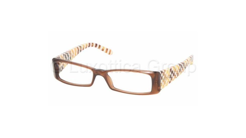 Miu Miu MU09GV SV Prescription Eyeglasses Brown Gradient Frame / 52 mm Prescription Lenses, ZWU1O1-5215, Select Frame Color / Lens Diameter Brown Gradient Frame / 52 mm Prescription Lenses