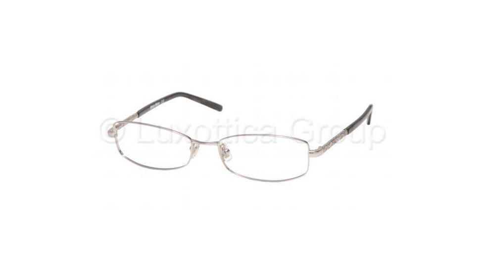 Miu Miu MU59EV Progressive Eyeglasses - Matte Silver Frame / 52 mm Prescription Lenses, 1AP1O1-5216